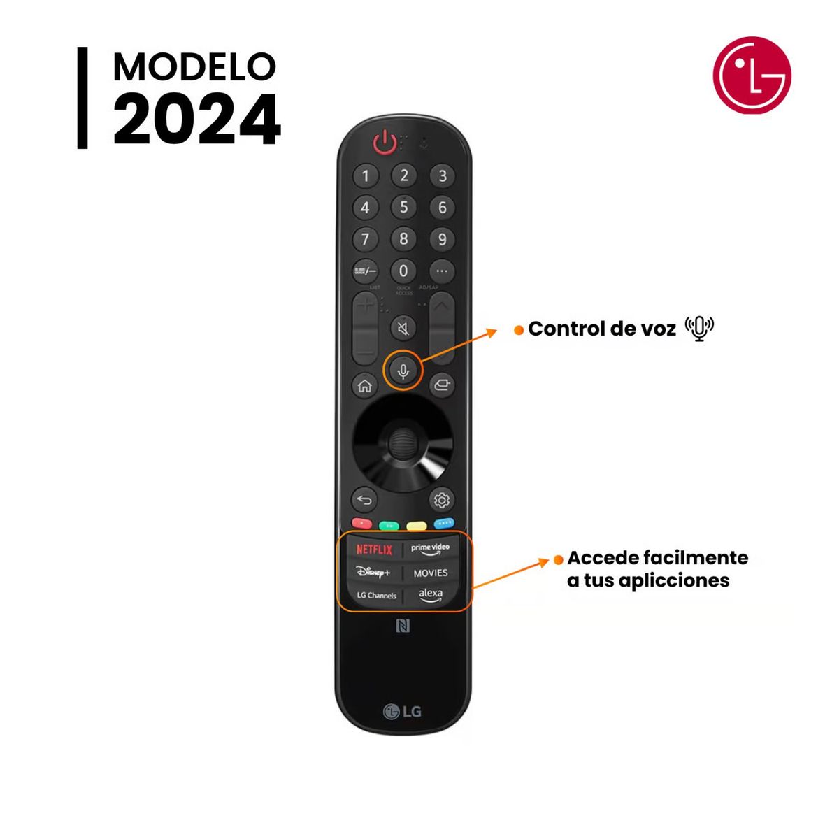 LG - Control Magic Remote LG 2024 MR24GN