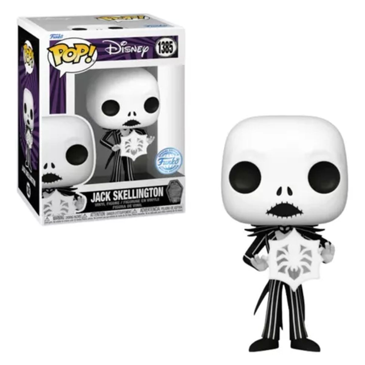 FUNKO - Funko Pop Jack Skellington with Spider Special Edition