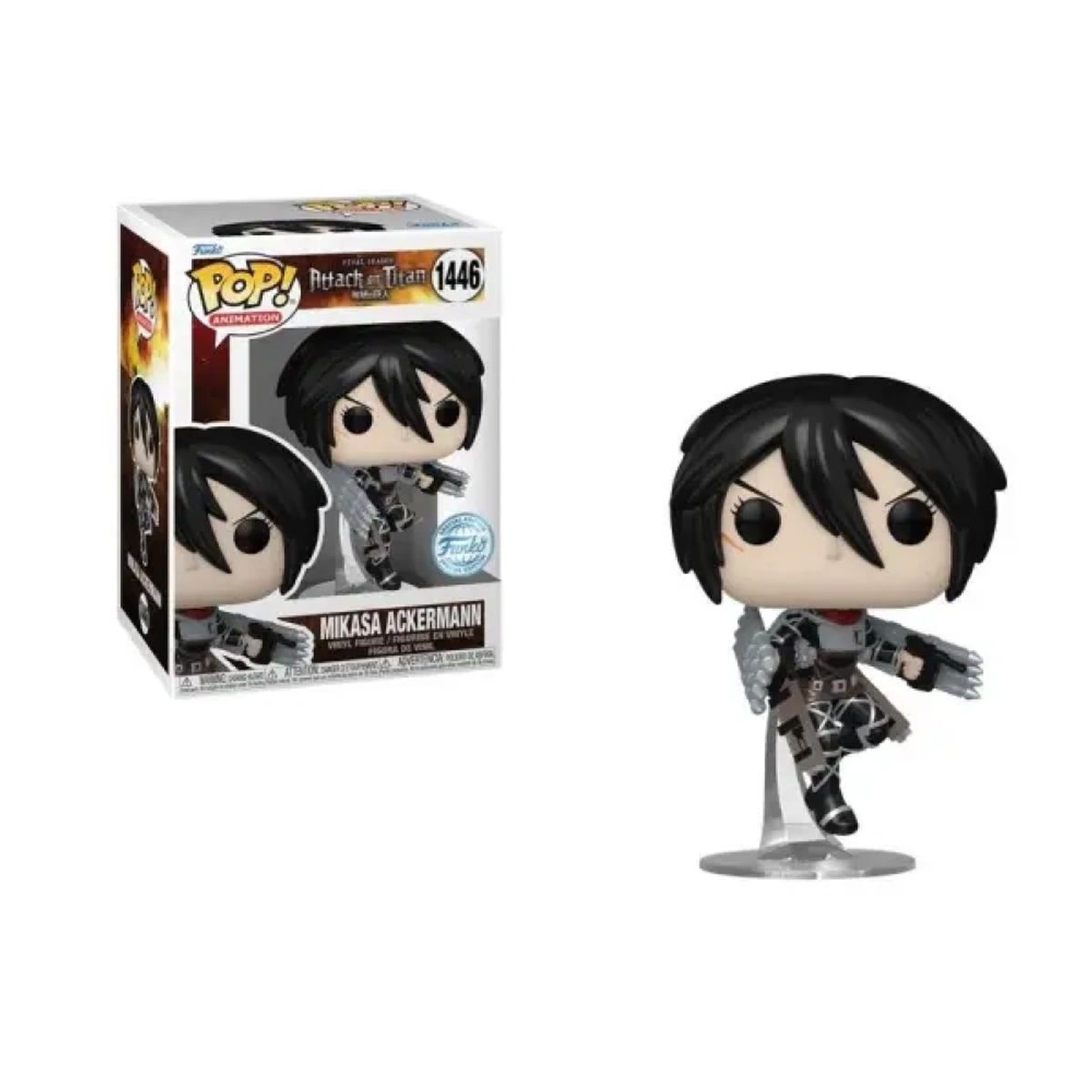 FUNKO - Funko Pop Mikasa Ackerman Metallic Special Edition Attack on Titan