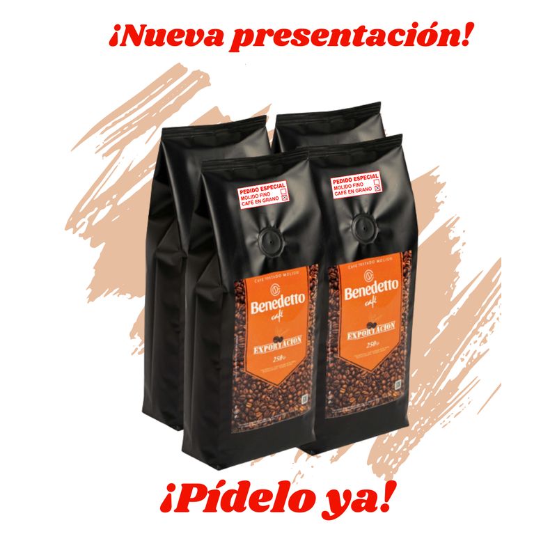 GENERICO - Café Benedetto 4 Pack en grano