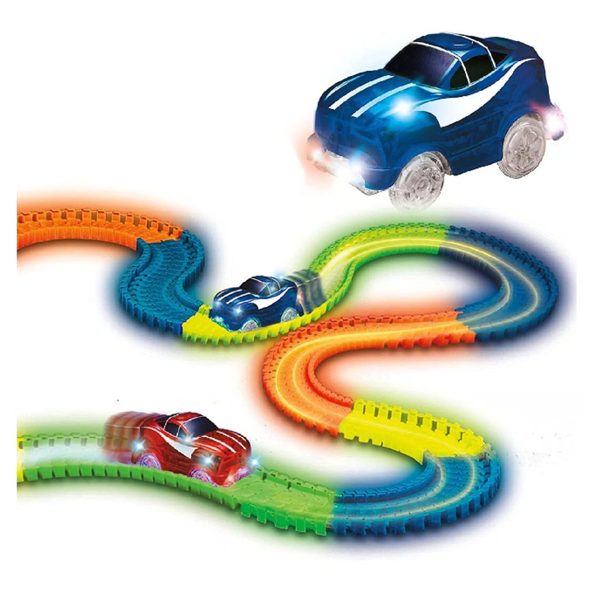 GENERICO - PISTA DE CARRERAS PARA NIÑOS CONTROL Y LUCES