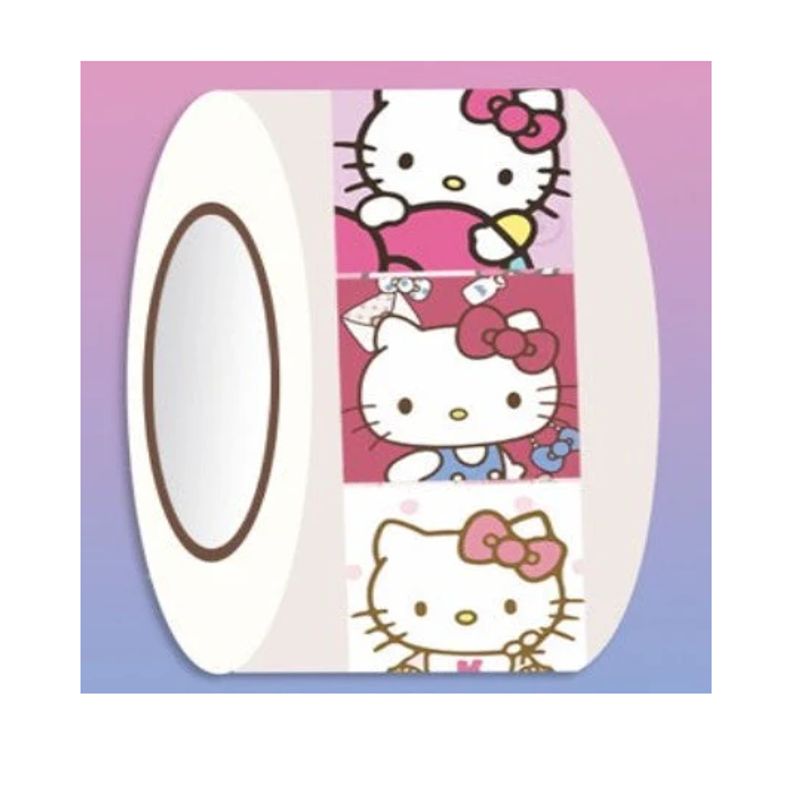 GENERICO - 100 stickers en rollo kawaii 19