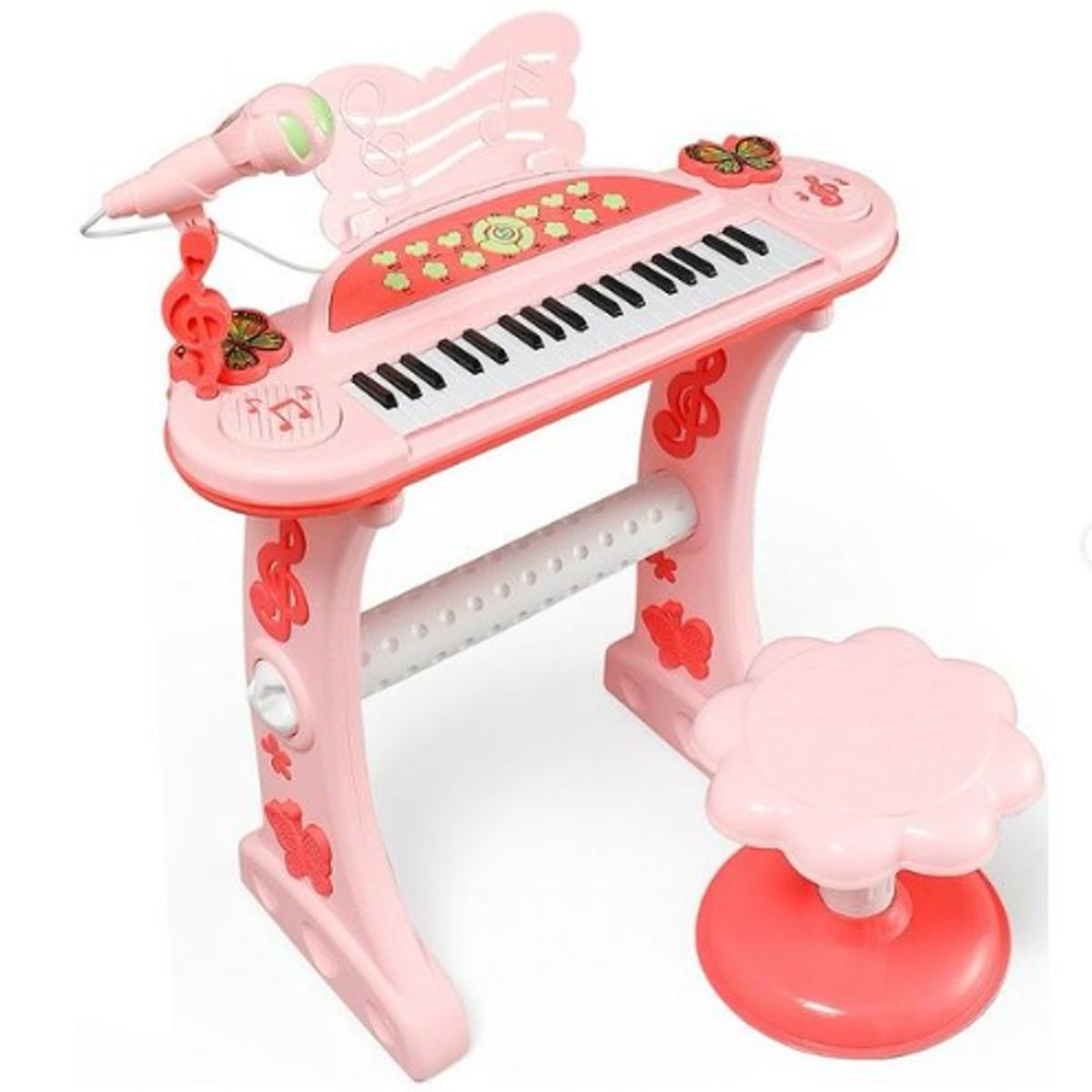 GENERICO - DIVERTIDO PIANO MUSICAL ELECTRONICO  CON MICRÓFONO