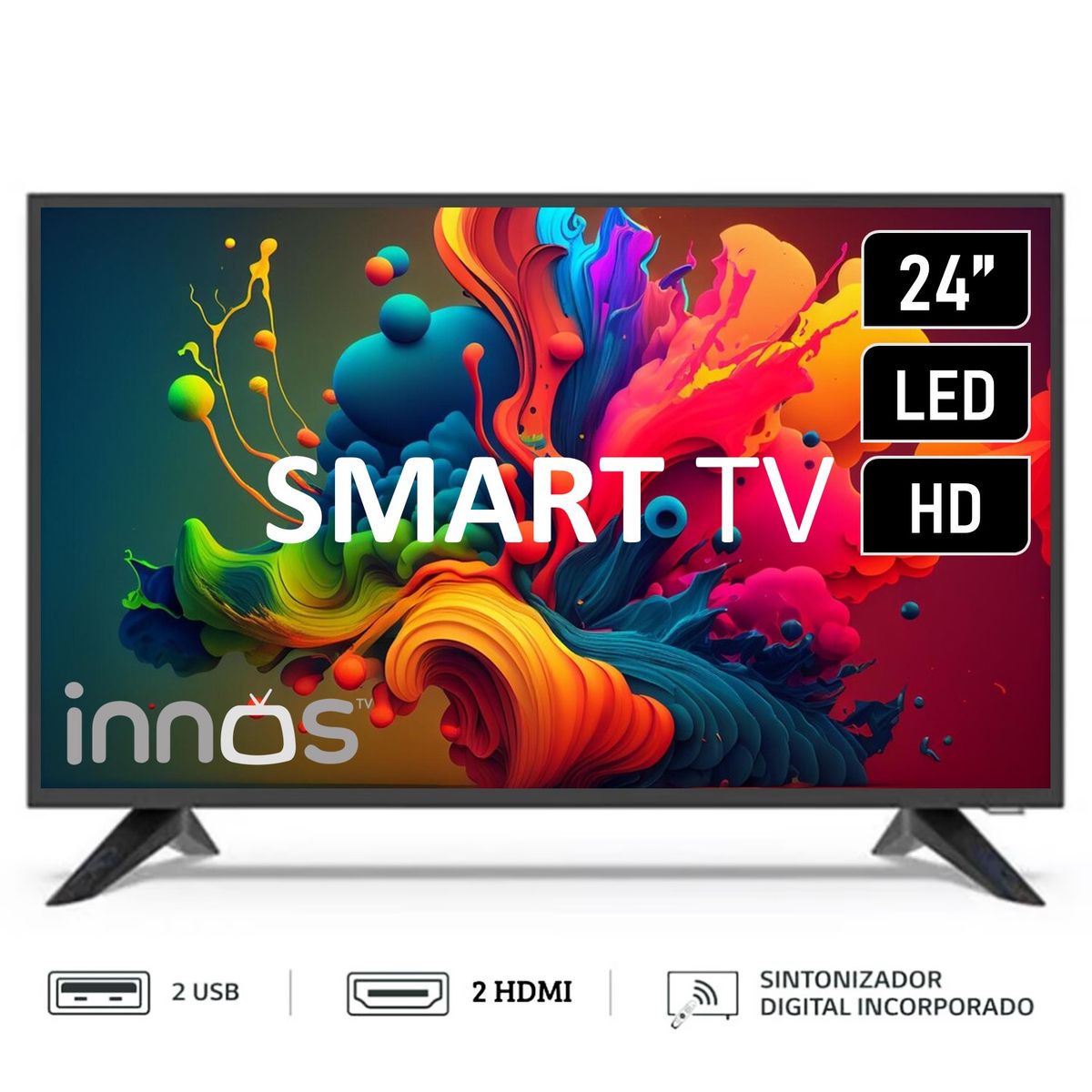 GENERICO - Televisor INNOS 24 LED HD Smart TV S2402KU
