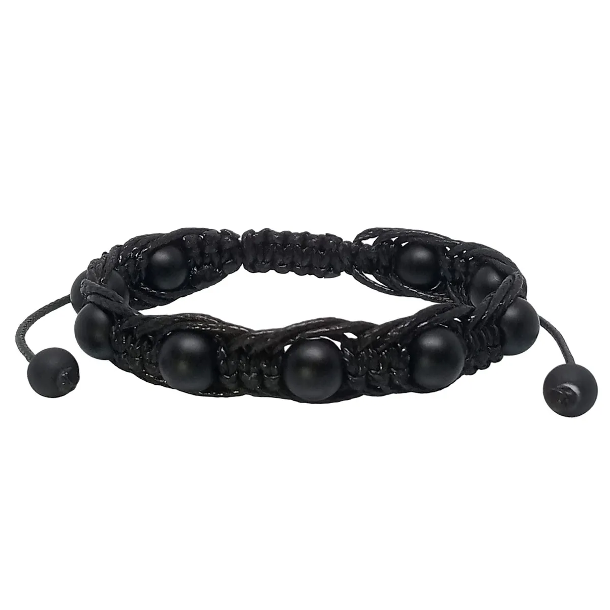 LUCYANA JOYAS Y ACCESORIOS - Pulsera para Hombre Mujer Unisex con Cuarzo Ónix negro - Joyas Lucyana