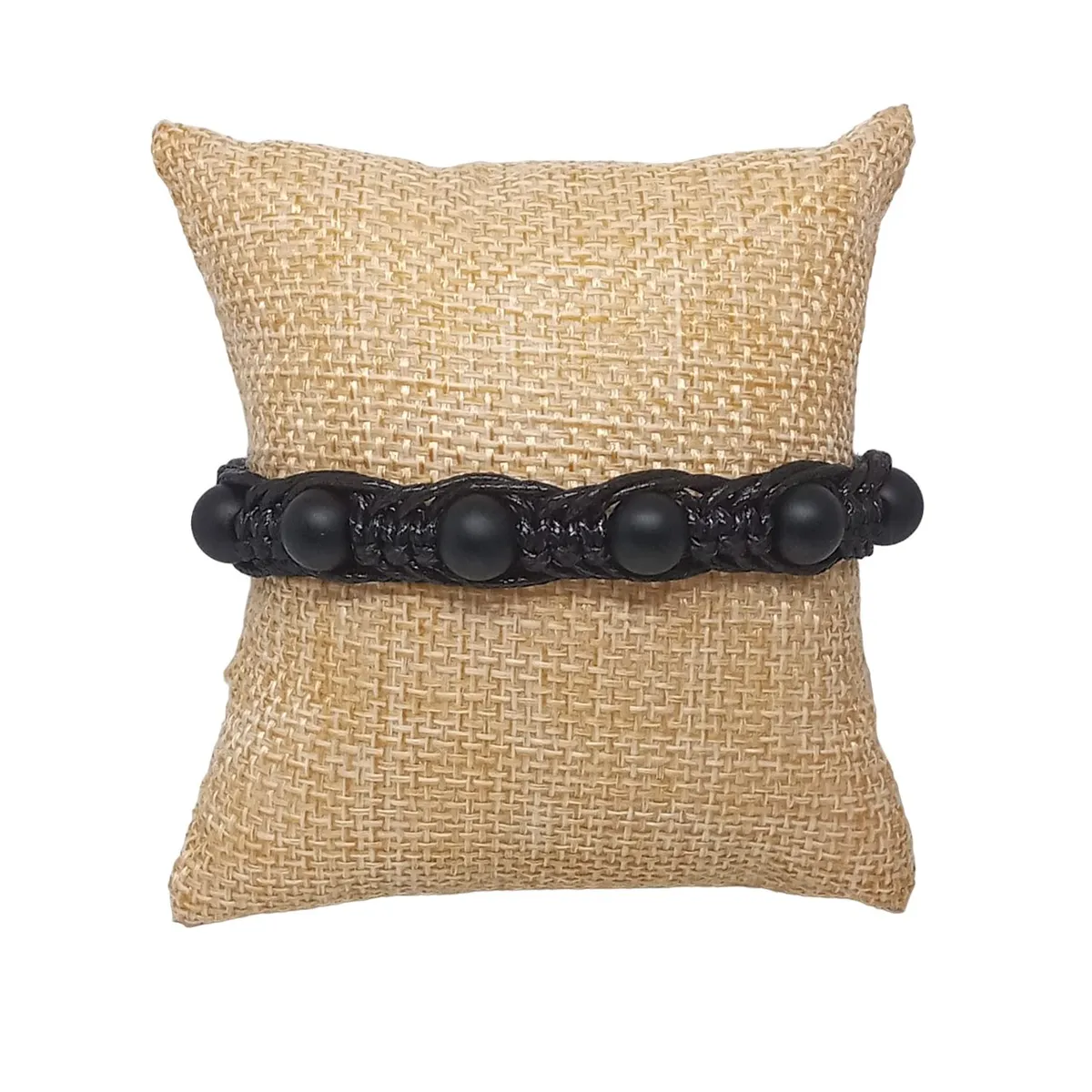 LUCYANA JOYAS Y ACCESORIOS - Pulsera para Hombre Mujer Unisex con Cuarzo Ónix negro - Joyas Lucyana