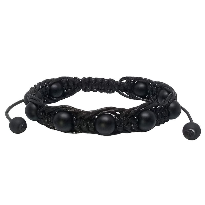 LUCYANA JOYAS Y ACCESORIOS - Pulsera para Hombre Mujer Unisex con Cuarzo Ónix negro - Joyas Lucyana