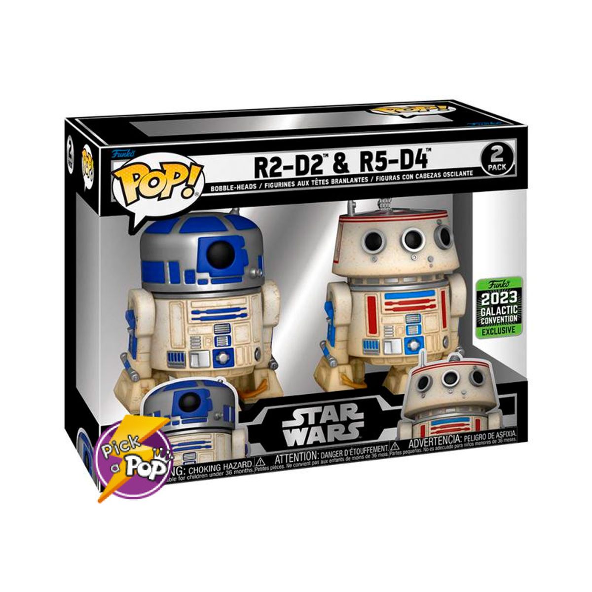 FUNKO - STAR WARS R2-D4 2 PACK EXCLUSIVO DE CONVENCION