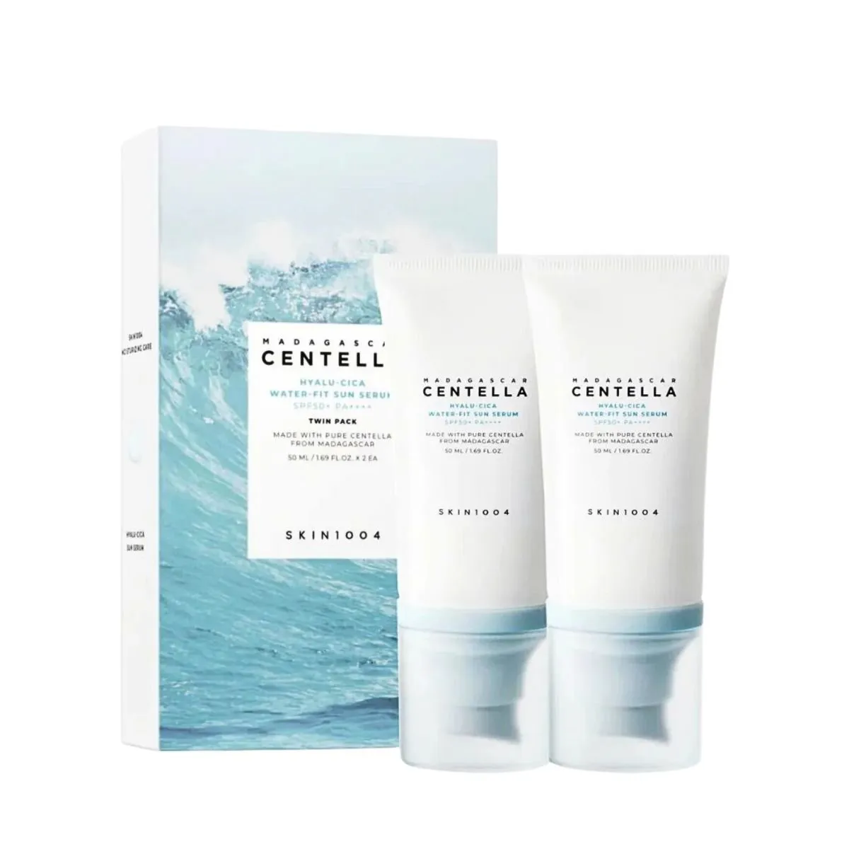 GENERICO - Madagascar Centella Hyalu-Cica Water-Fit Sun Serum Twin Pack