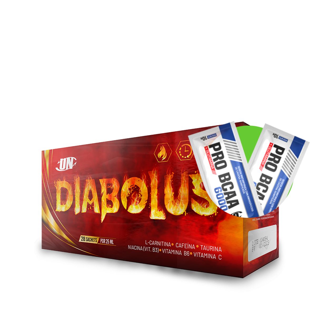 UNIVERSE NUTRITION - Diabolus 28 Sachets Quemador de Grasa UN Maracuya + Regalos