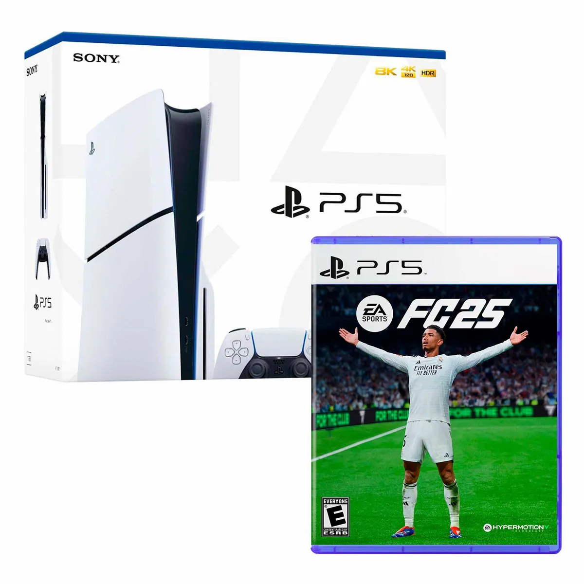 SONY - Consola Playstation 5 Slim Con Lector De Discos + Ea Sports Fc 25
