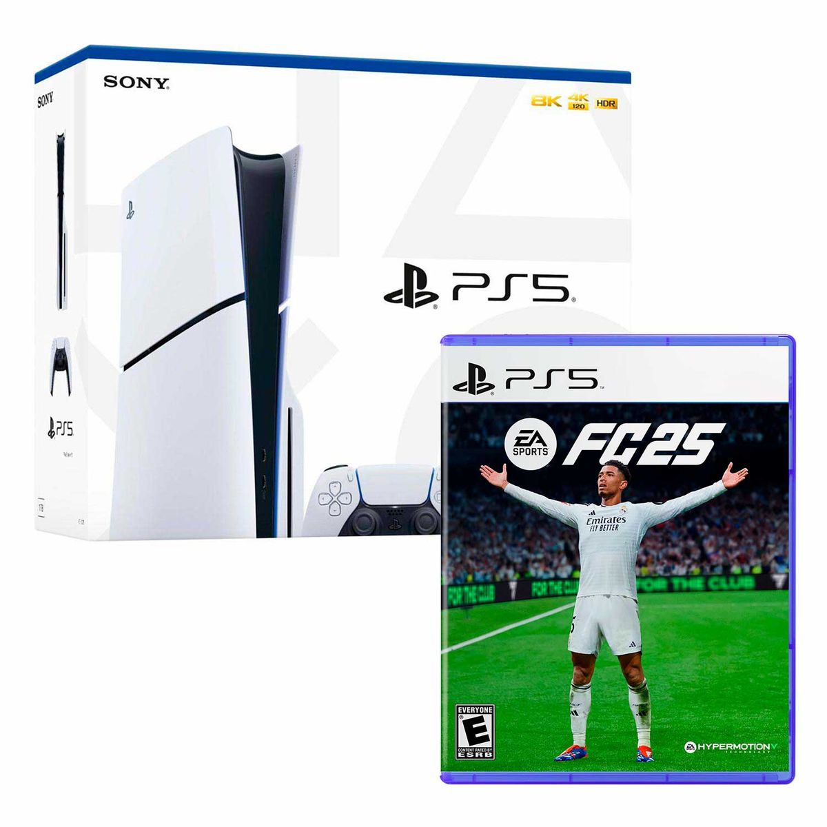 SONY - Consola Playstation 5 Slim Con Lector De Discos + Ea Sports Fc 25