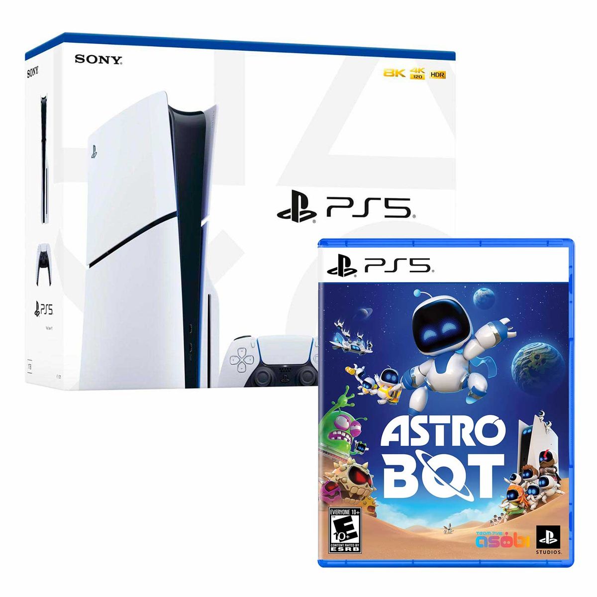 SONY - Consola Playstation 5 Slim Con Lector De Discos + Astro Bot