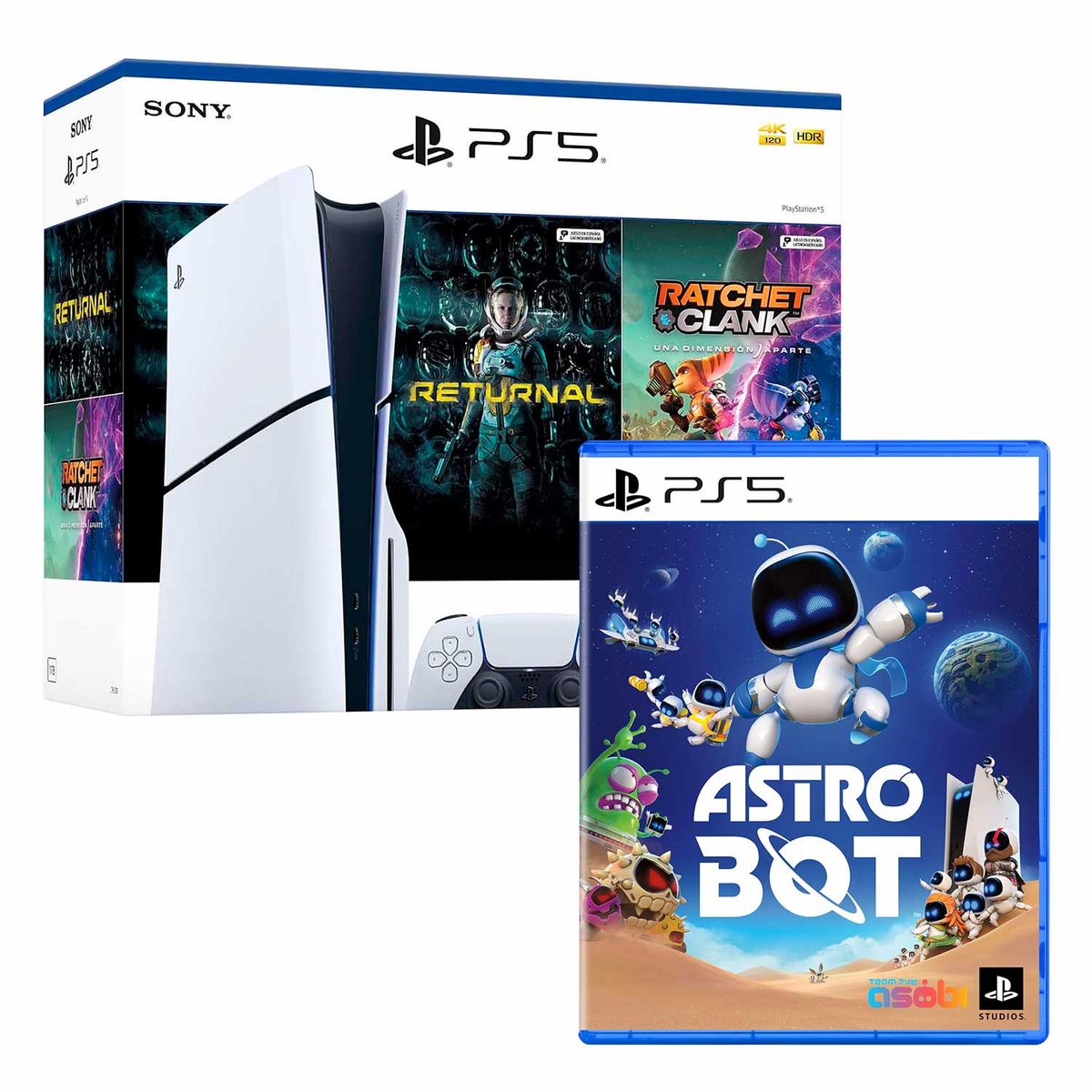 SONY - Consola Playstation 5 Slim Bundle Ratchet + Astro Bot