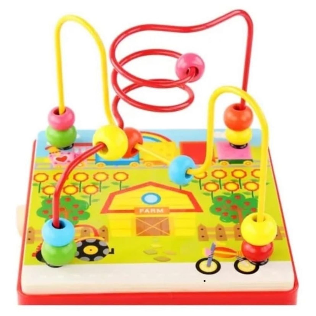 GENERICO - Cubo Didáctico Montessori Multifunción con Laberinto