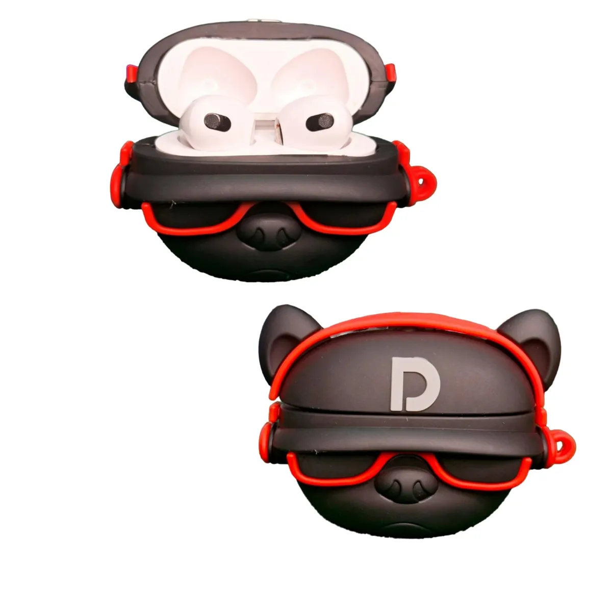 GENERICO - Audífonos Bluetooth Inalámbricos con Estuche Perrito Black  Airbox