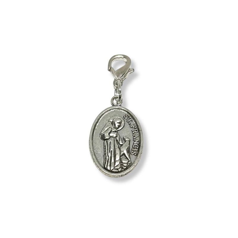 SANTORAL - Dije San Francisco de Asis para Collar - Metal