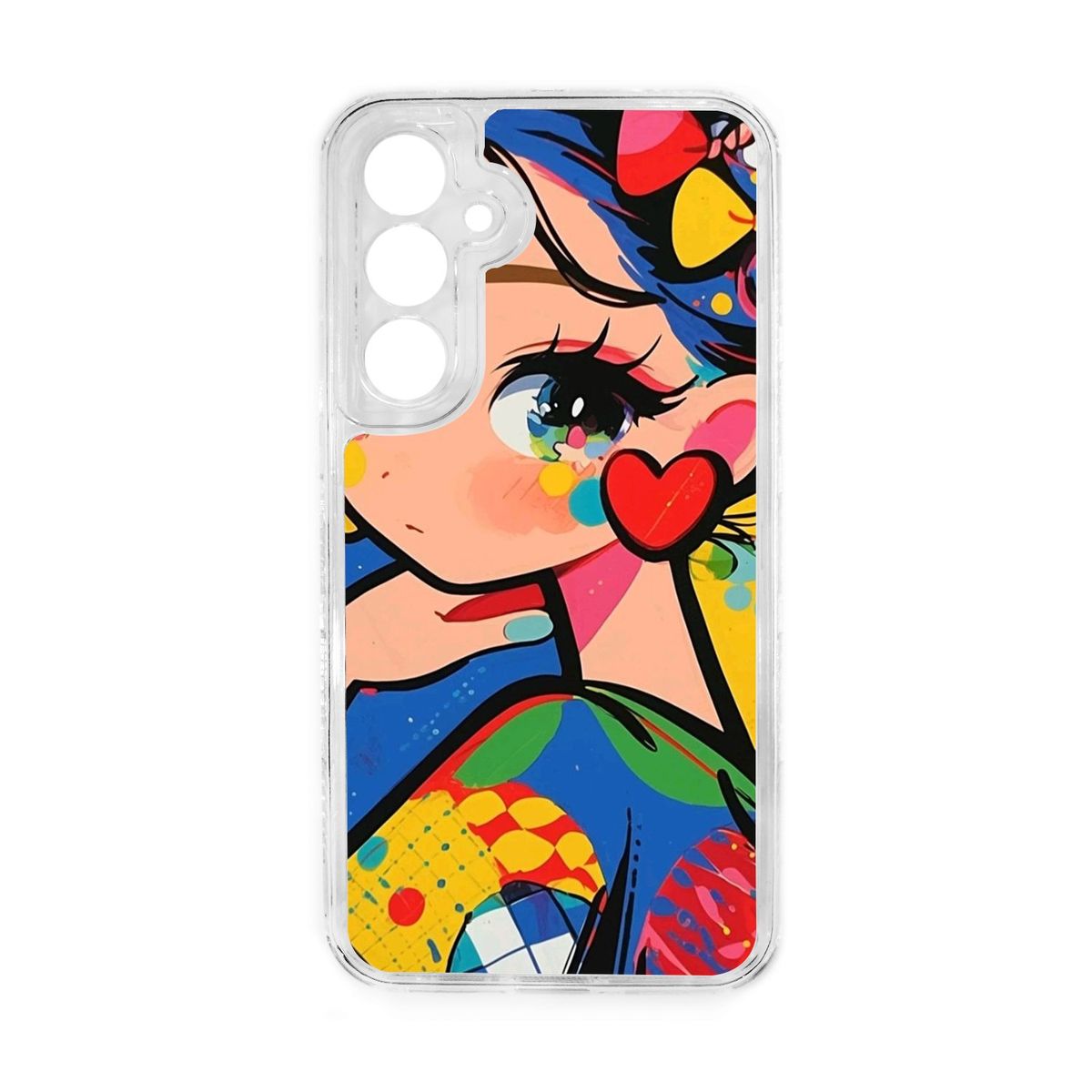 GENERICO - Funda Protector Case 360 Para SAMSUNG A55 - Transparente