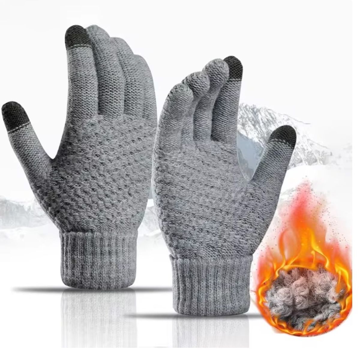 100 PERCENT - Guantes Invierno Frio Hombre Mujer Táctil Touch Premium