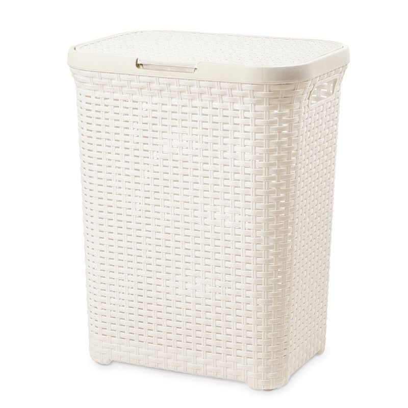 GENERICO - Cesto Modelo Ratán Grande ReyPlast Blanco