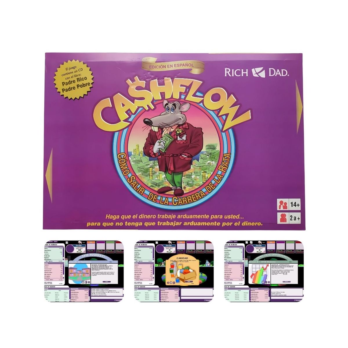 GENERICO - Cashflow en Español Juego de Mesa Familiar