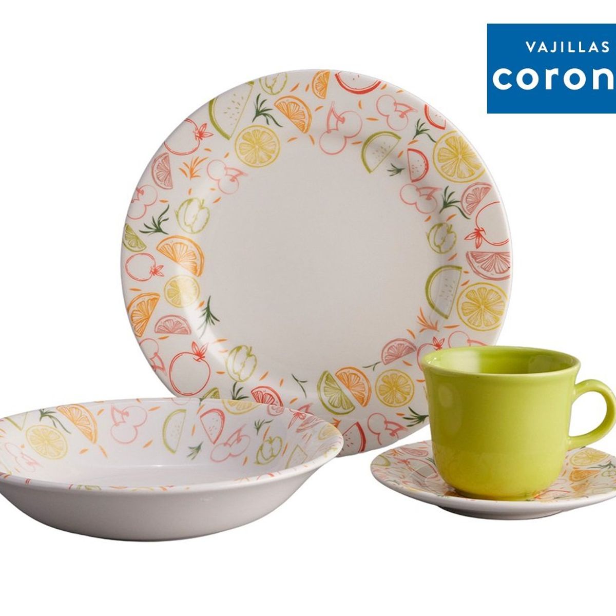 CORONA - Juego de Vajilla NECTAR  16 Piezas Corona