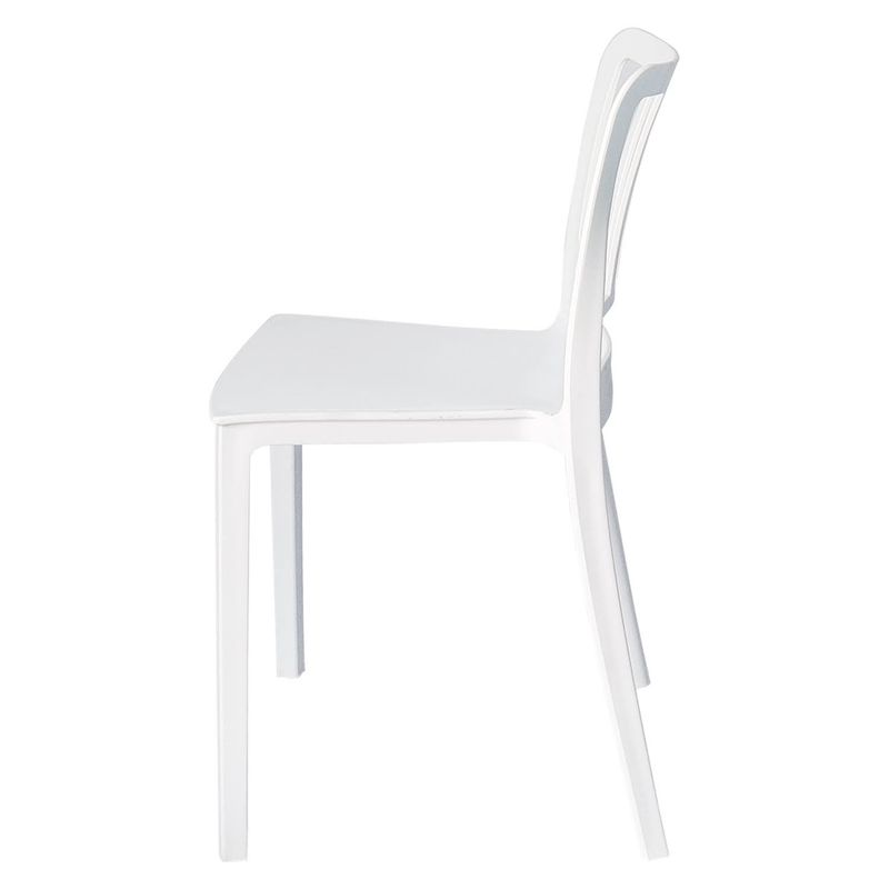 ARKIMUEBLES - Silla de polipropileno modelo Charlotte blanco