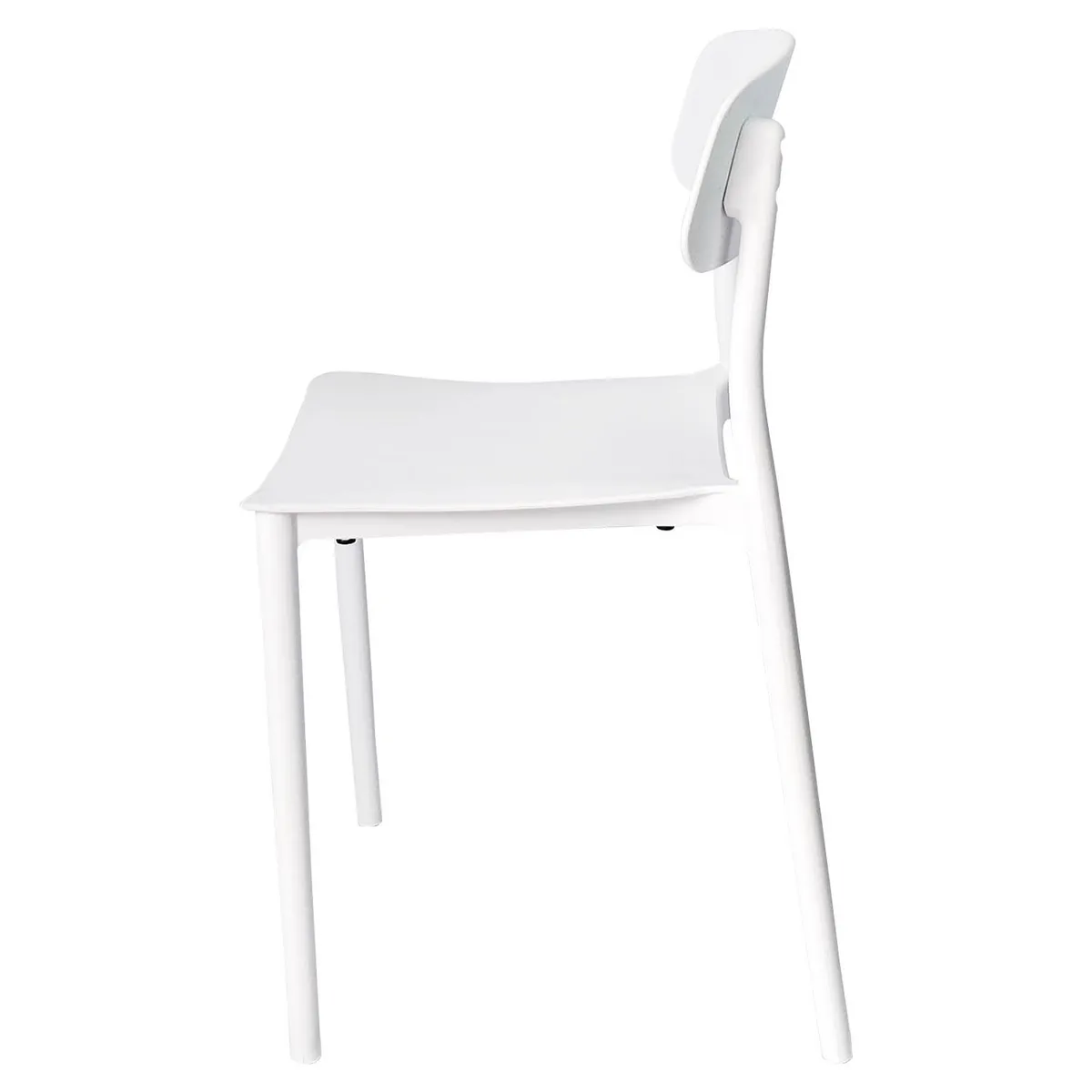 ARKIMUEBLES - Silla de polipropileno modelo Alisson blanco