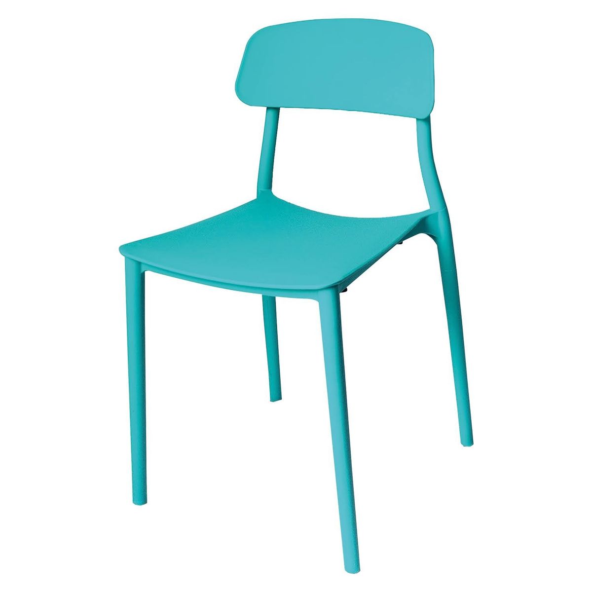 ARKIMUEBLES - Silla de polipropileno modelo Alisson turquesa