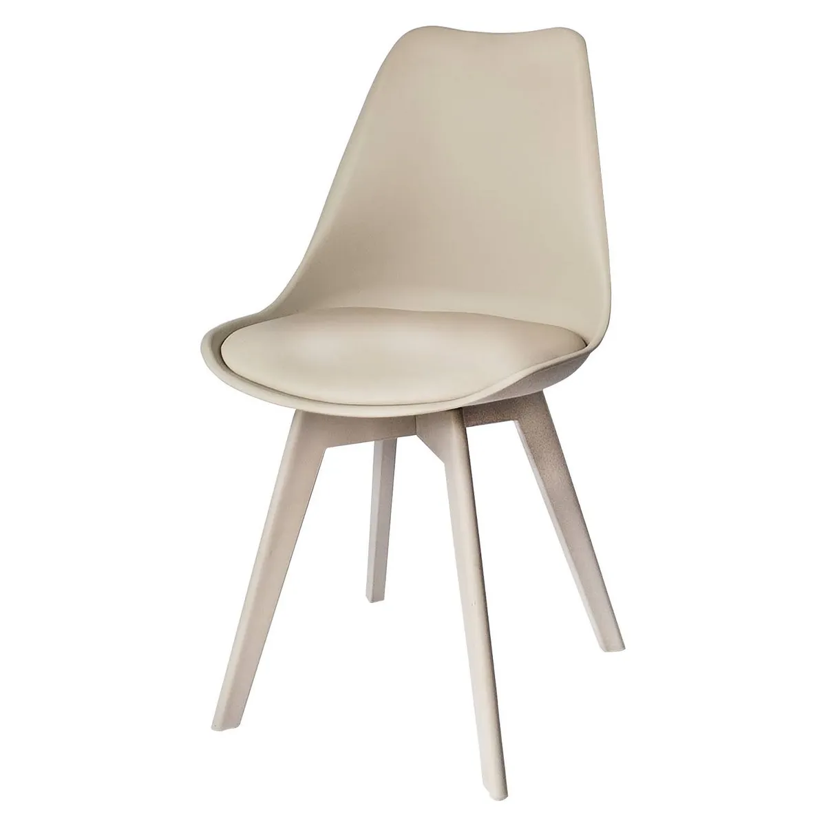 ARKIMUEBLES - Silla de polipropileno modelo Alexa arena