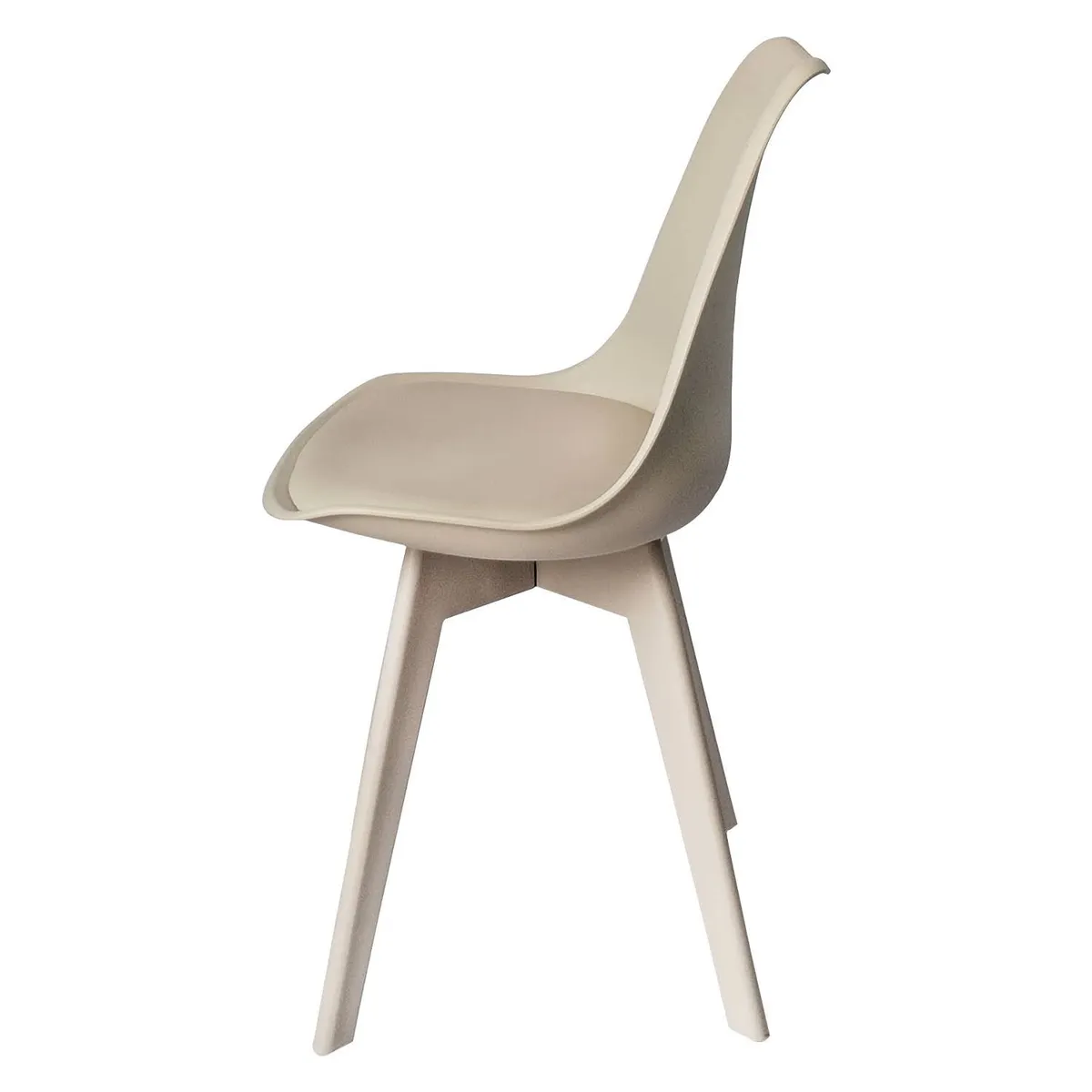 ARKIMUEBLES - Silla de polipropileno modelo Alexa arena
