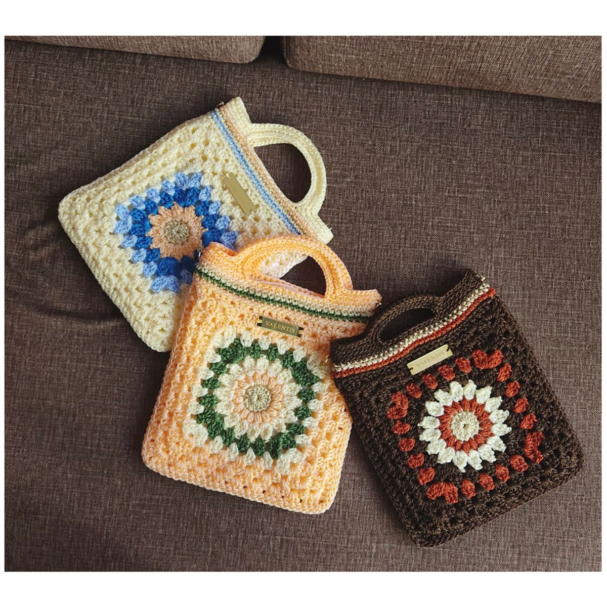 GENERICO - Bolso de Mano Tejido a Mano  Diseño Único