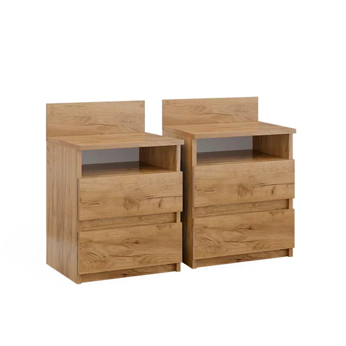 GENERICO - Velador Mesa De Noche Cark Duna 2 Unid. - Gaudi