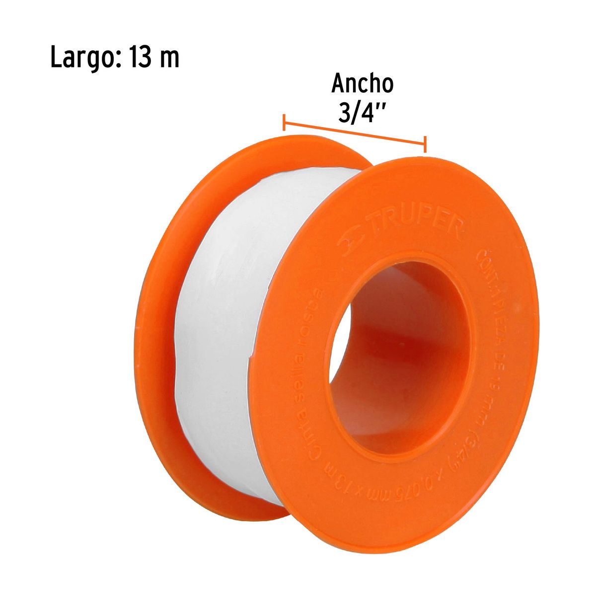 TRUPER - Cinta Teflón 3/4" x 13m 12513 Truper