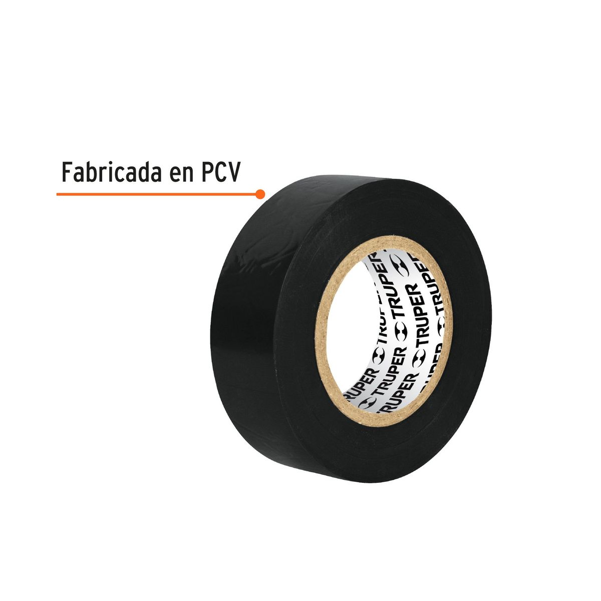 TRUPER - Cinta Aislante 19mm x 9m Negro  12501 Truper