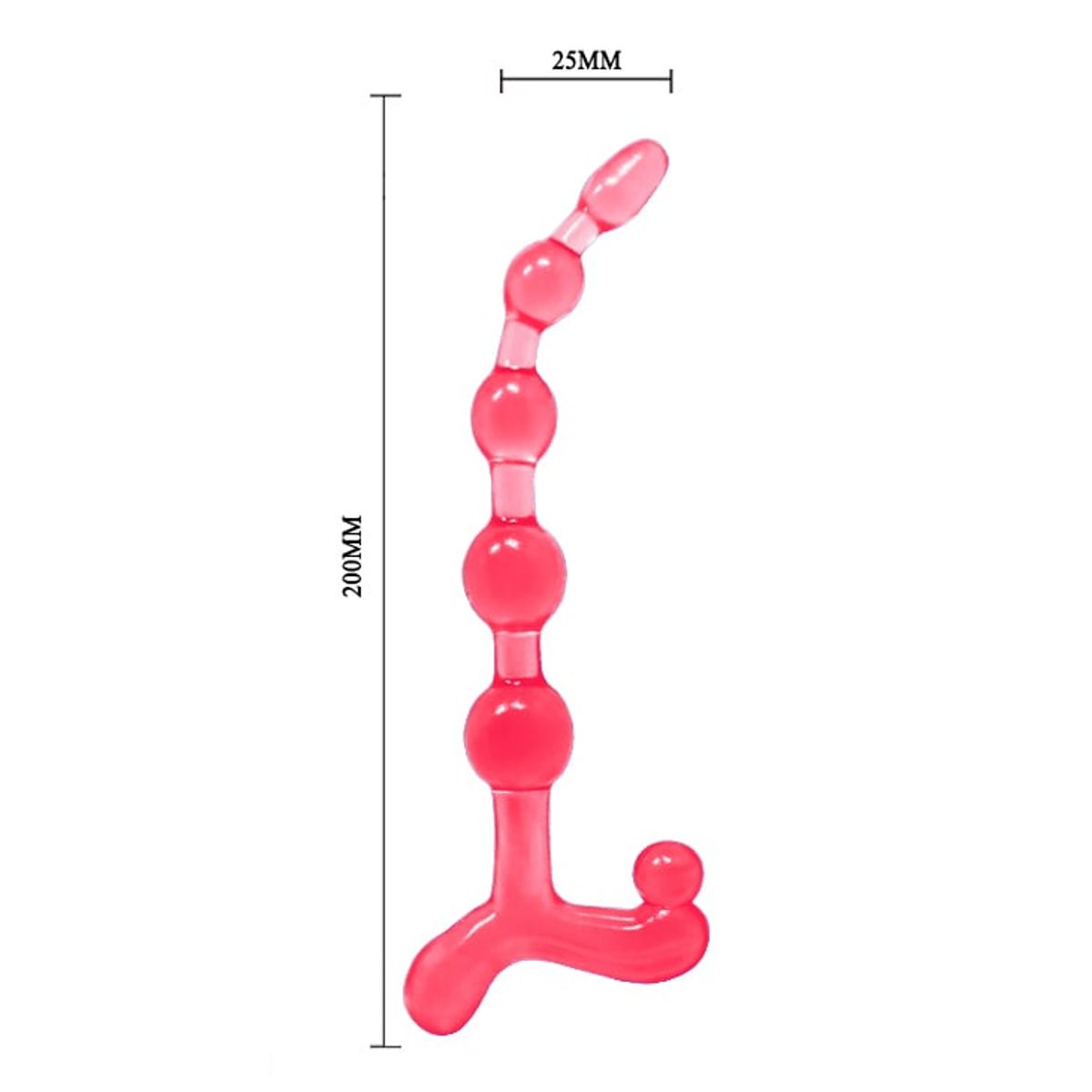 BAILE - Plug Anal Varita Bolas Chinas 20 cm x 2,5 cm Maguito Estimulador