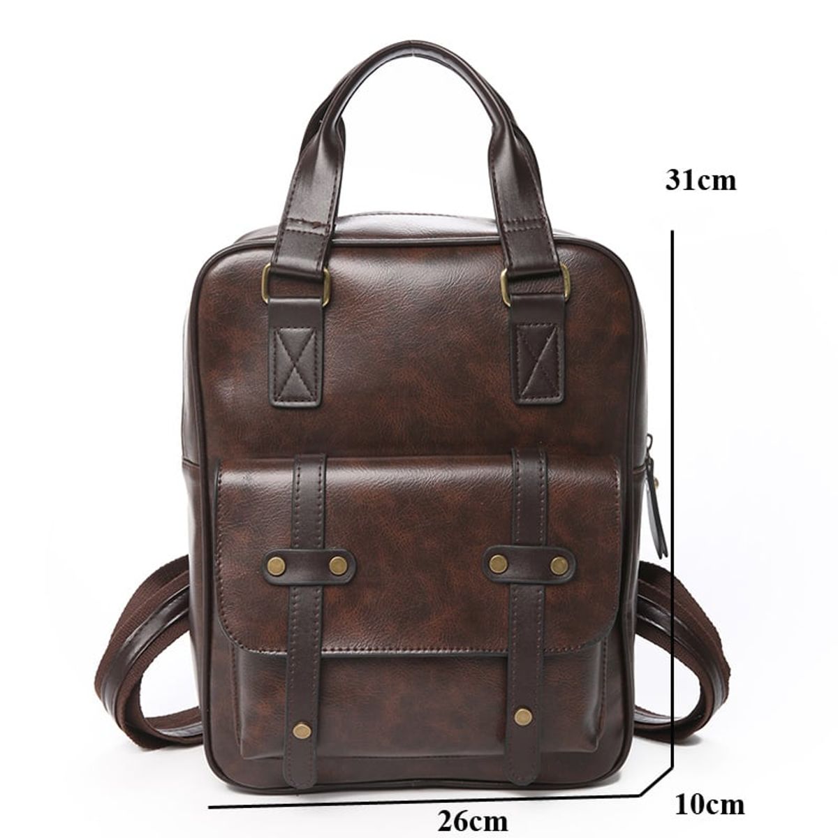 GENERICO - Mochila Vintage II Cuero Pu Premium