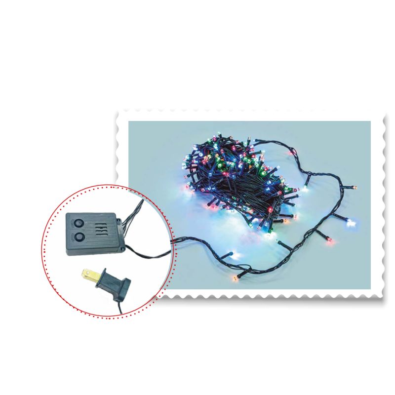 GENERICO - Luces para Árbol 400 Led Multicolor  musical