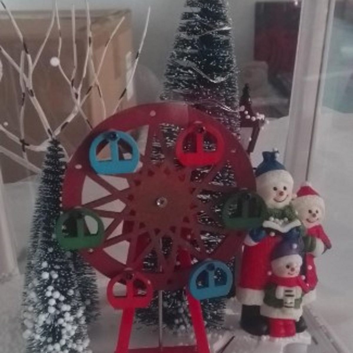 GENERICO - FAROL DE NAVIDAD CON EFECTO NIEVE 1.84 DE CALIDAD MUSICAL