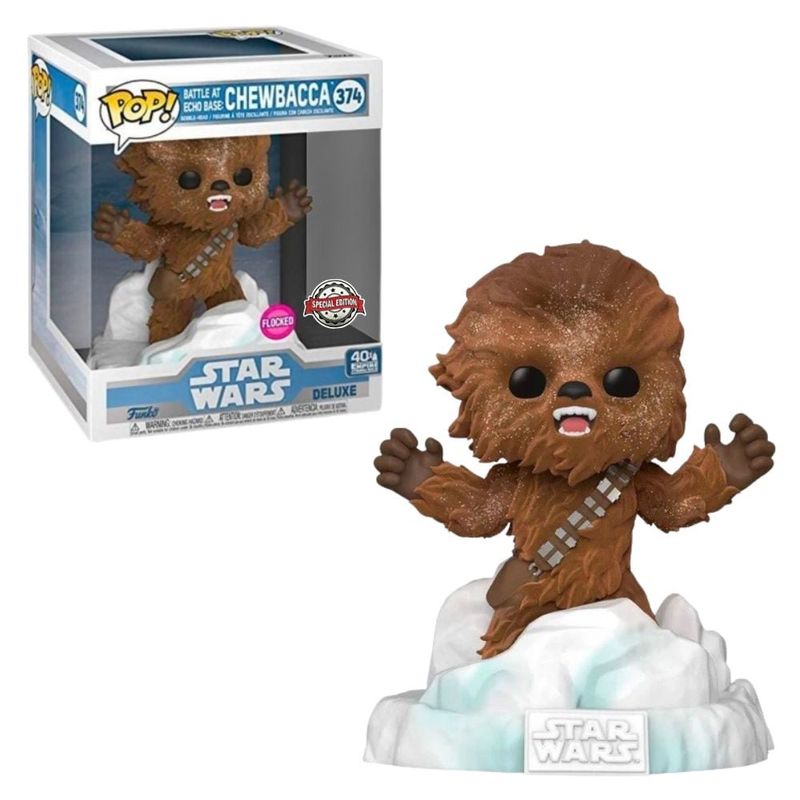 FUNKO - Funko Pop Battle At Echo Base Chewbacca Flocked - Star Wars
