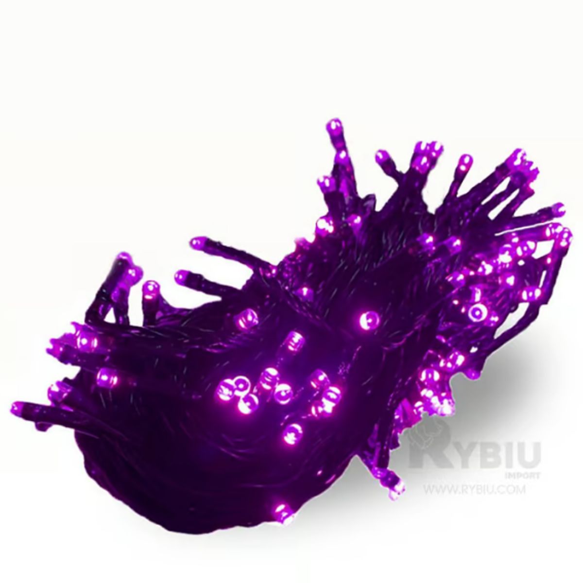 GENERICO - Luces para Árbol 100 luces led fucsia musical