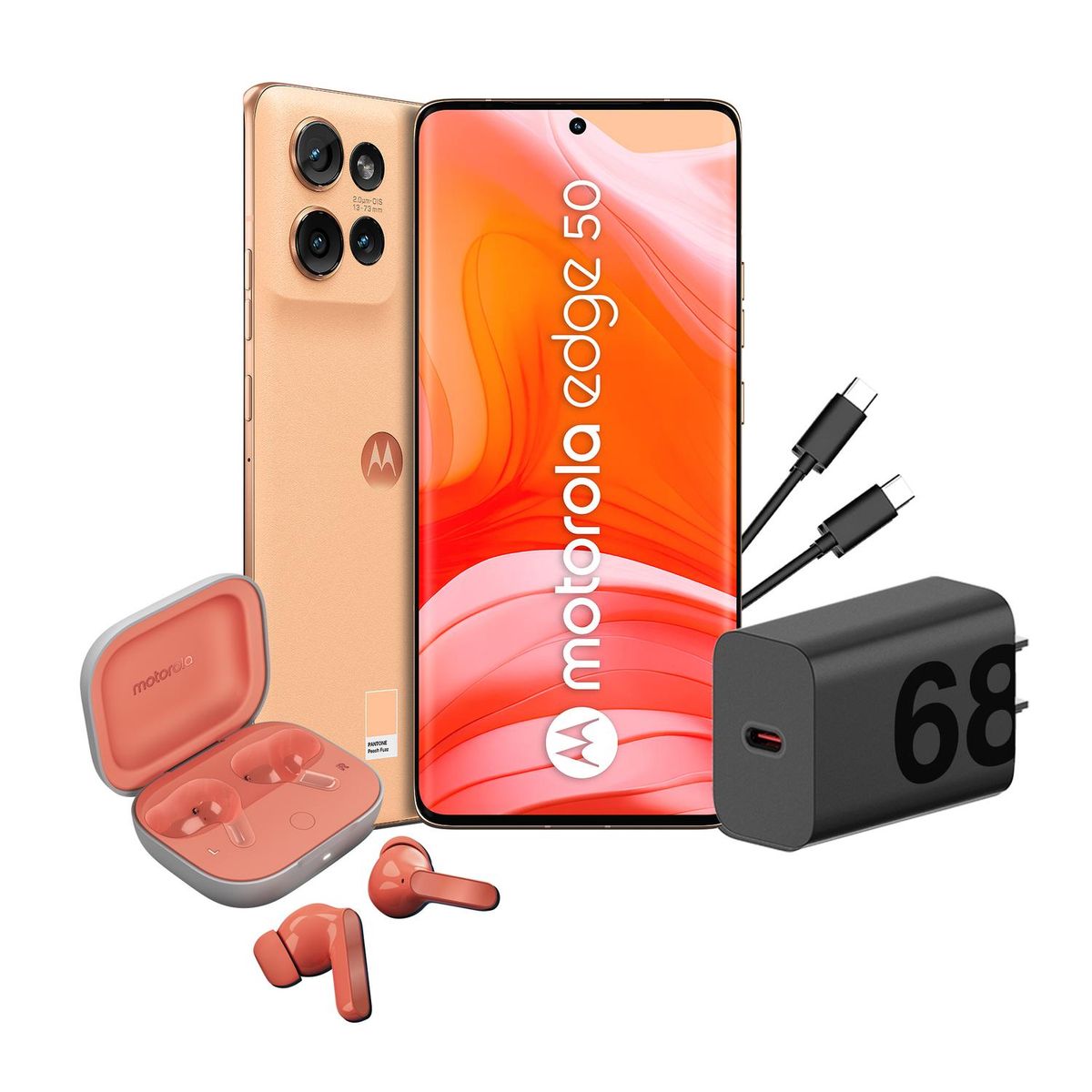 MOTOROLA - MOTO EDGE 50 + BUDS 12+256 GB Naranja