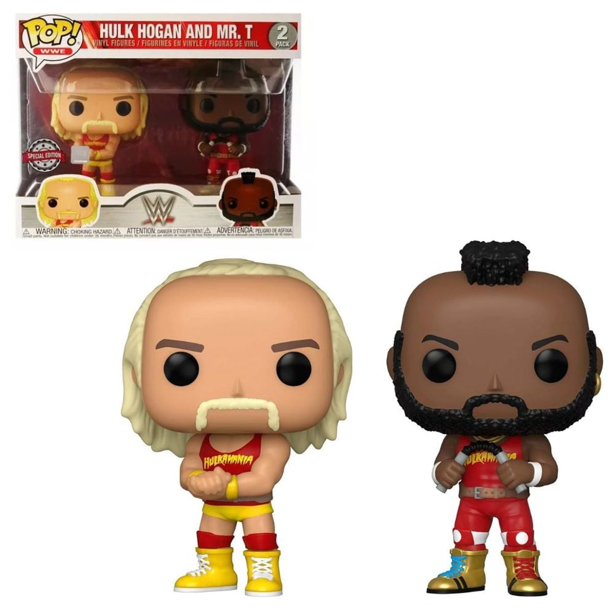 FUNKO - Funko Pop Hulk Hogan y Mr T - WWE 2pk
