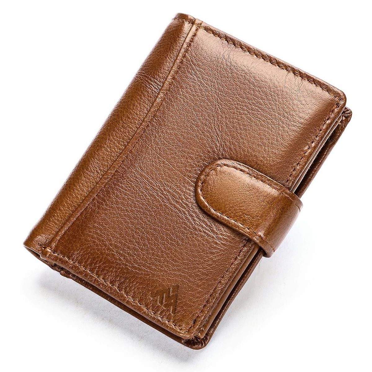 GENERICO - Billetera de cuero vacuno de 3 cuerpos ALDEBARÁN 1155