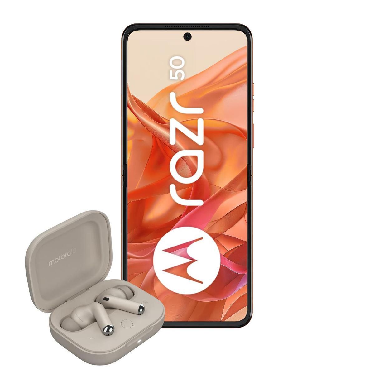 MOTOROLA - MOTO RAZR 50 12+512 GB Naranja + Moto Buds
