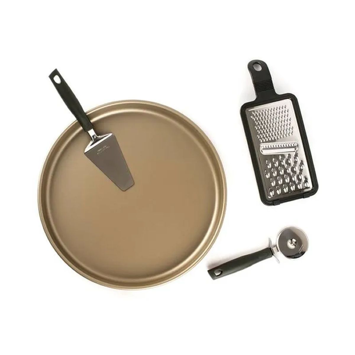 TRAMONTINA - Set Pizza Tramontina De 4 Piezas - Tramontina