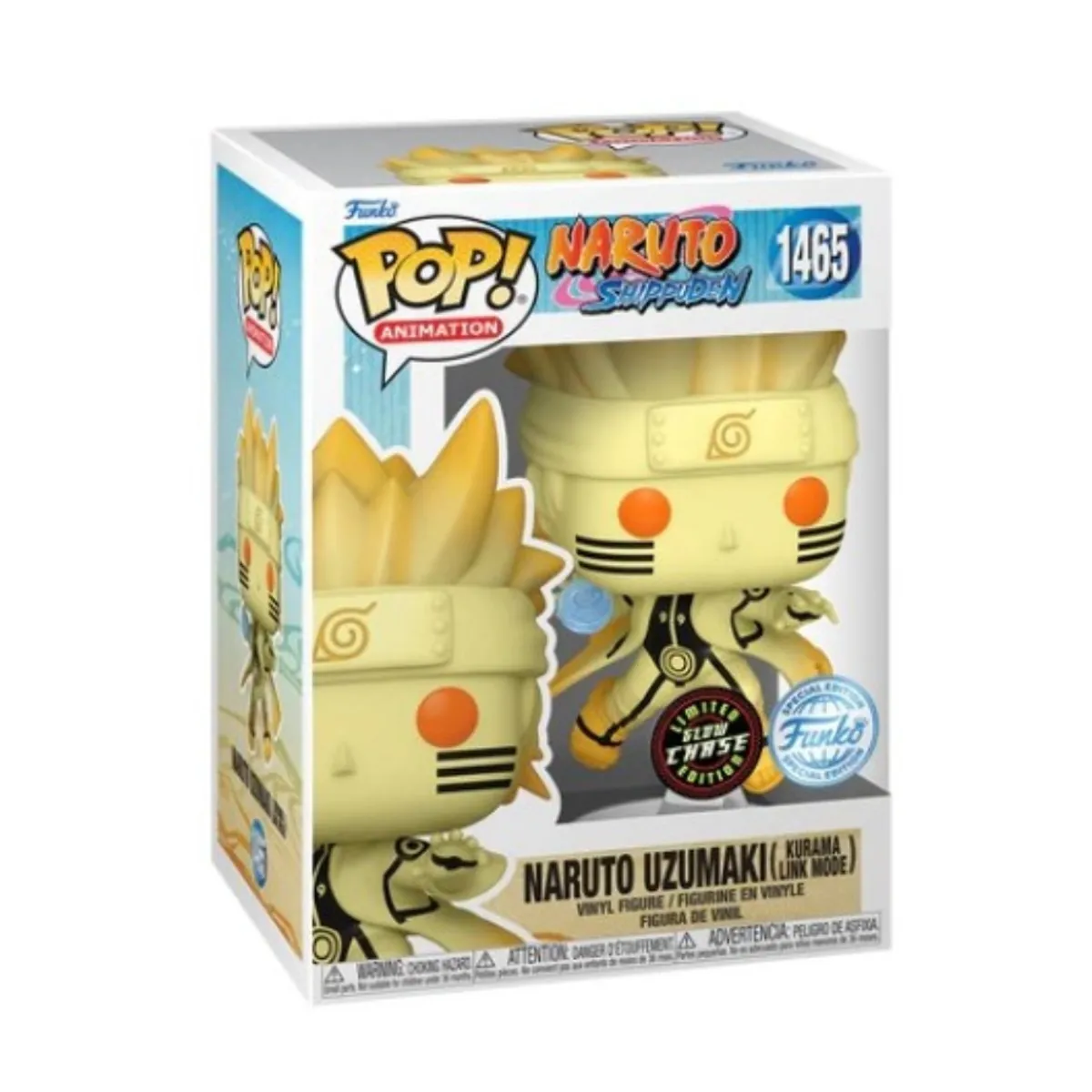 FUNKO - Funko Pop Naruto Uzumaki Kurama Link Mode Chase - Naruto Shippuden