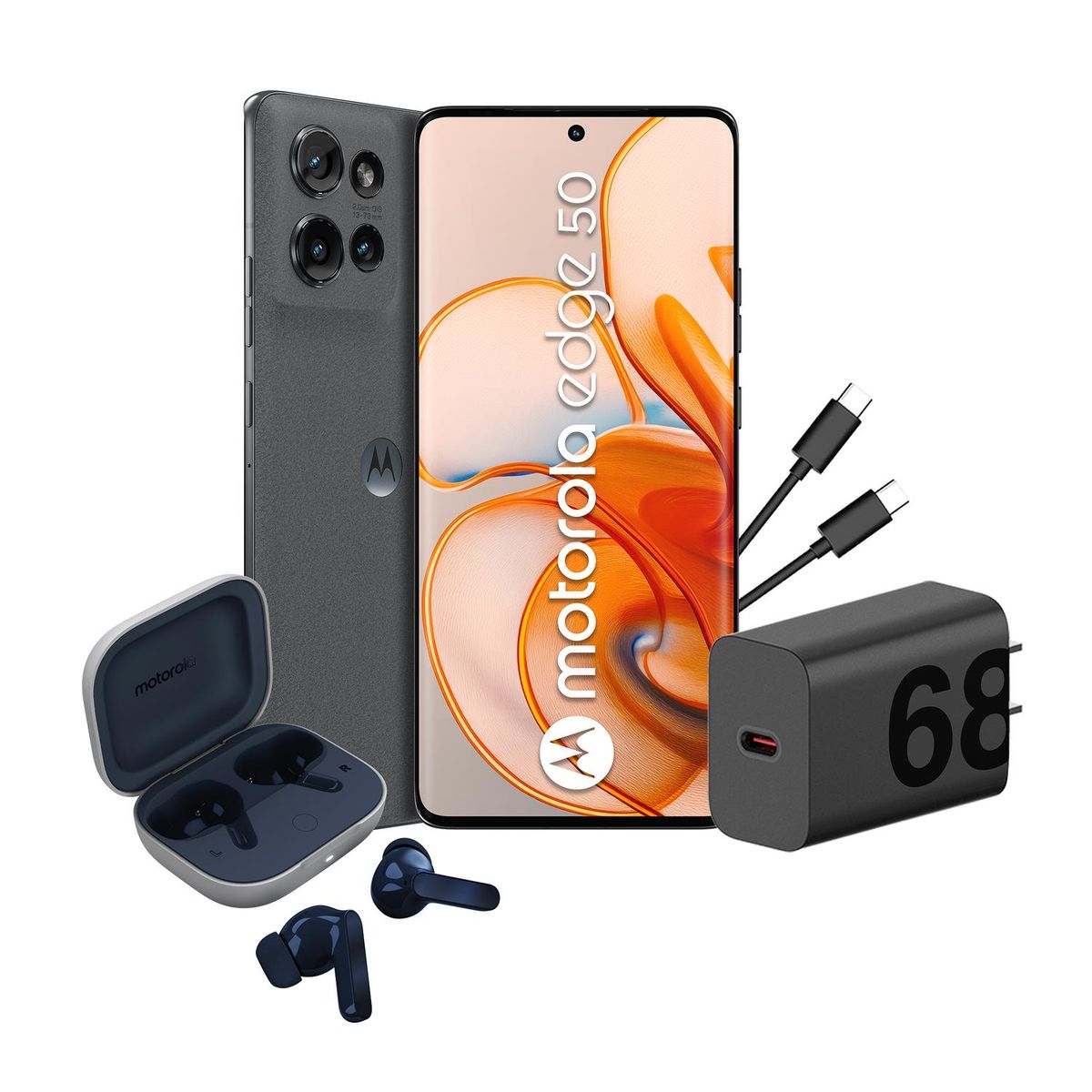 MOTOROLA - MOTO EDGE 50 + BUDS 12+256 GB Gris