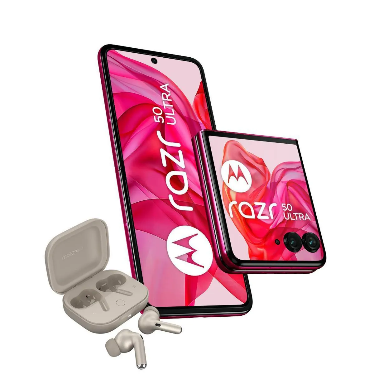 MOTOROLA - Moto Razr 50 Ultra 12+512 Rosa + Moto Buds
