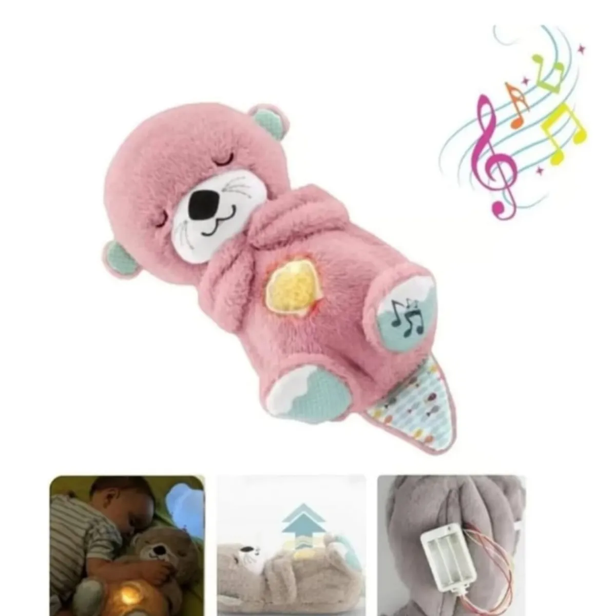 OEM - NUTRIA SENSORIAL MUSICAL CON LUZ QUE RESPIRA PARA NIÑA